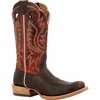 Durango Men's PRCA Collection Shrunken Bullhide Western Boot, NICOTINE/BURNT SIENNA, B, Size 13 DDB0464